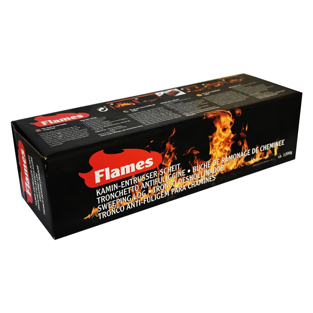 TRONCHETTO SPAZZACAMINO 'FLAMES' kg. 1,2 (8 PZ)