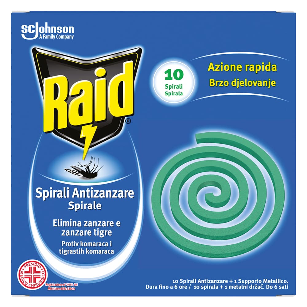 SPIRALI INSETTICIDE cf. 10 pz (24 CF)