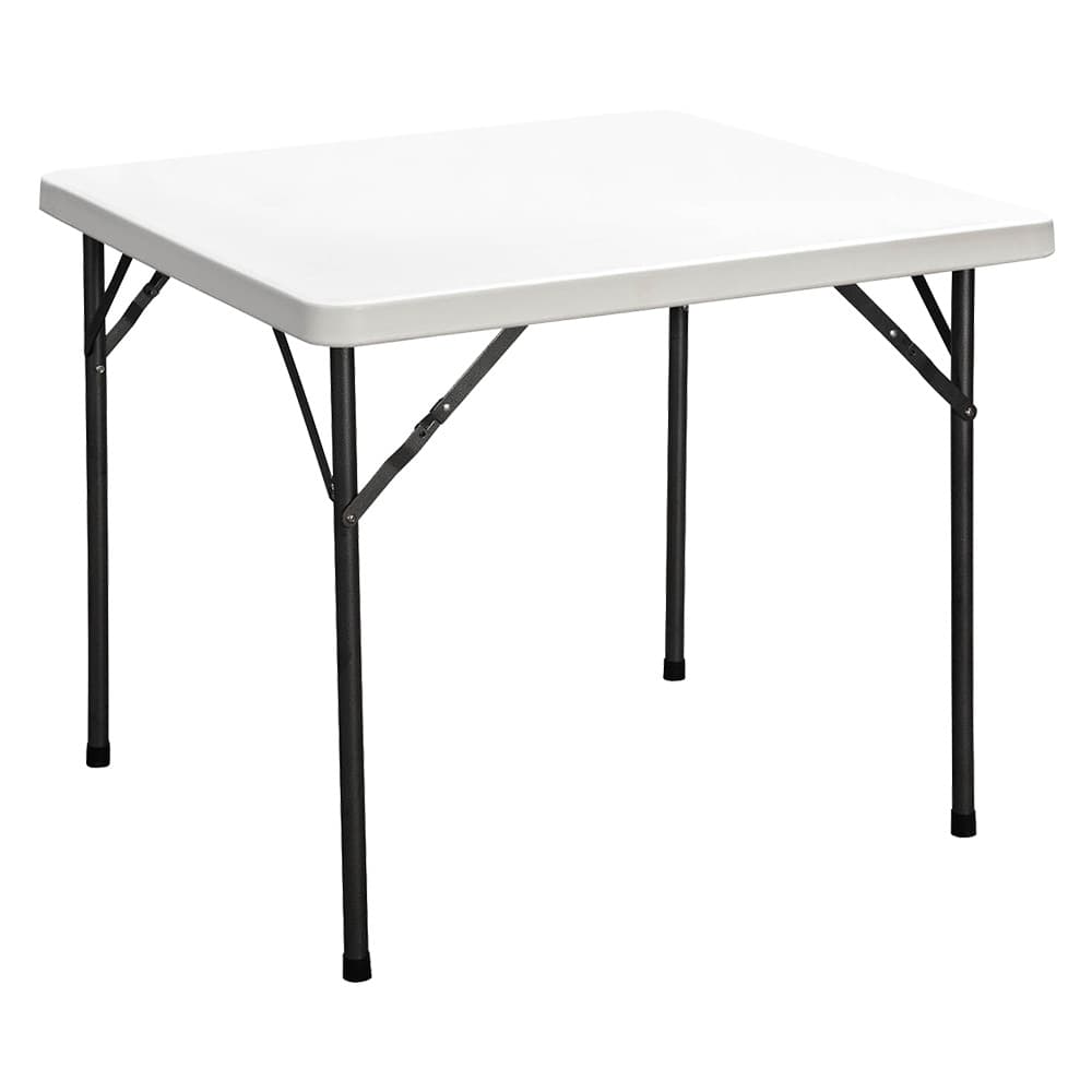 TAVOLO QUADRATO PIEGHEVOLE 'PARTY' cm 87 x 87 x h. 74 - colore bianco