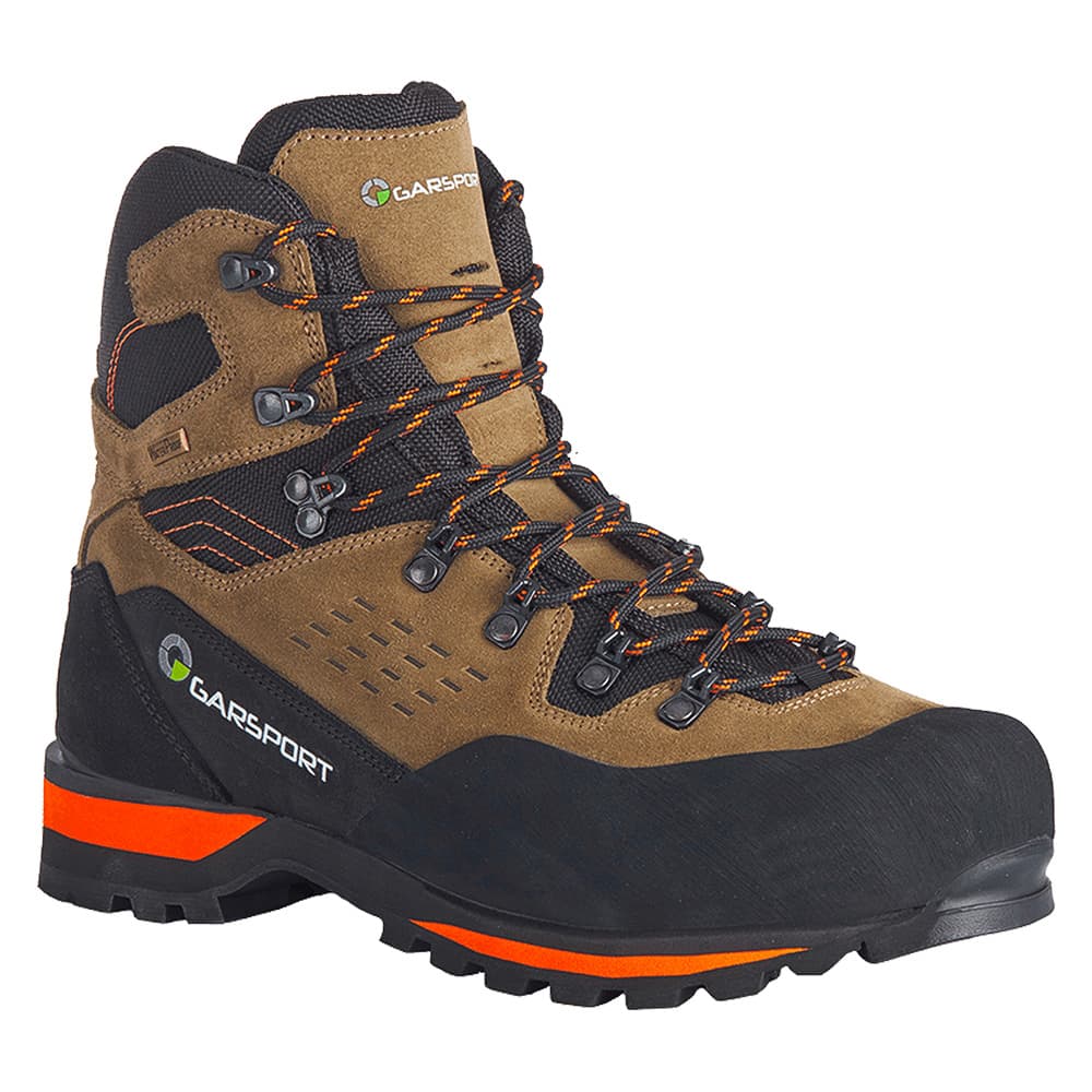 SCARPE PER ALPINISMO ALTE 'ORTLES' N. 42 - nero / arancio