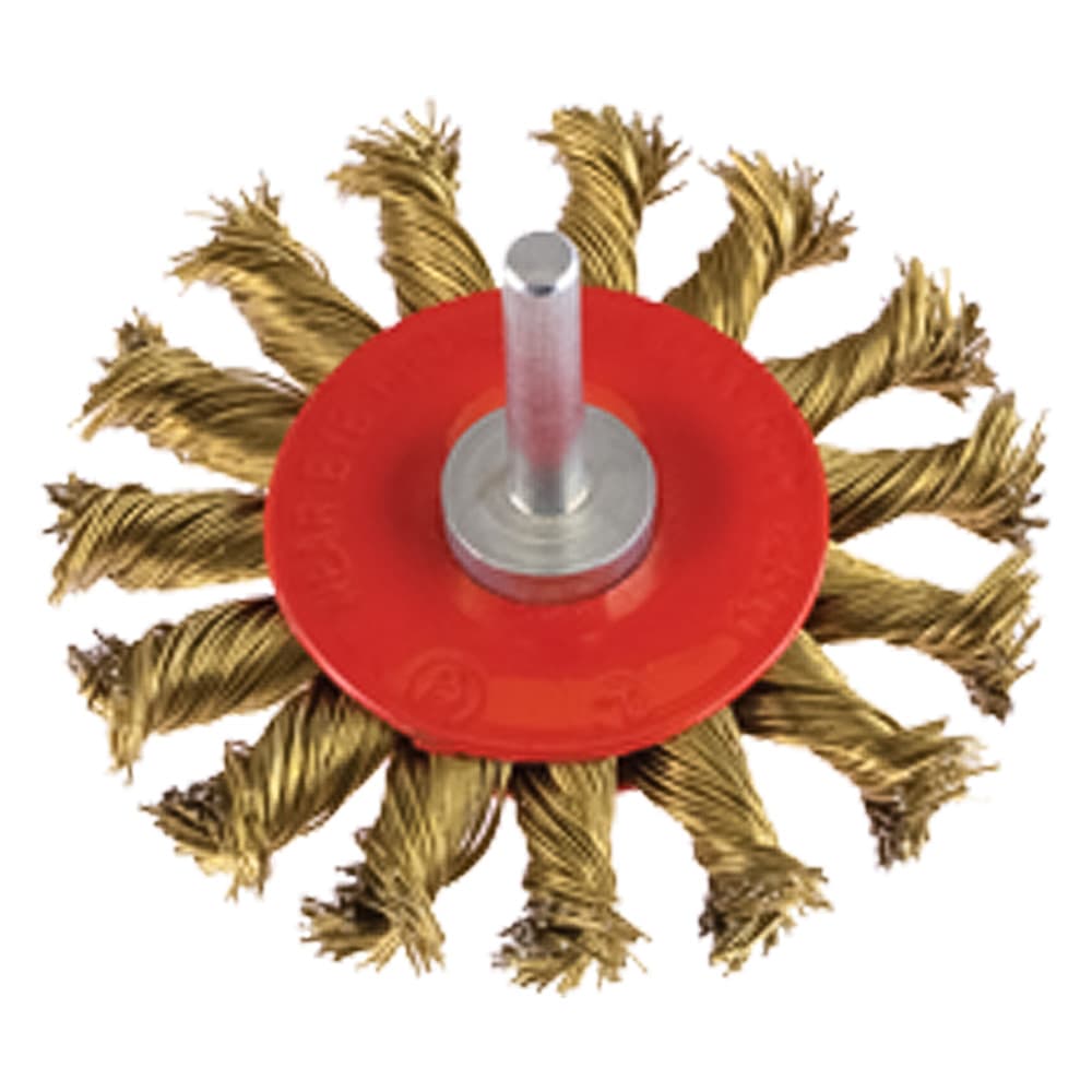 SPAZZOLA CIRCOLARE CON GAMBO Ø mm 100 - gambo mm 6