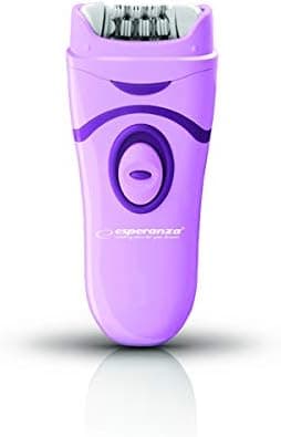 Epilatore Rasoio Elettrico Silk-Epil Donna Mod.Copacabana 2 Velocità Batteria(Viola)