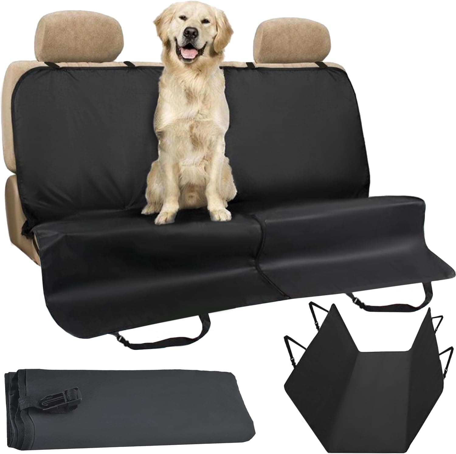 Telo Coprisedile Auto Posteriore Per Cani Impermeabile Universale 144x144cm
