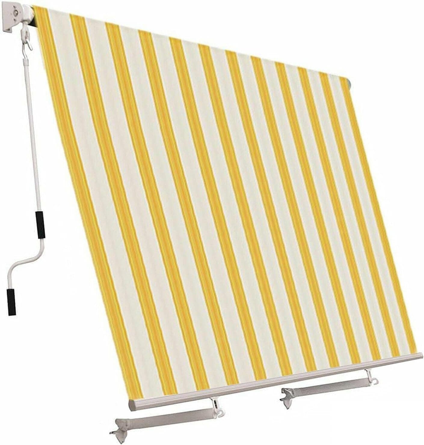 TENDA DA SOLE A CADUTA 400x300 cm - Colore Giallo/Bianco