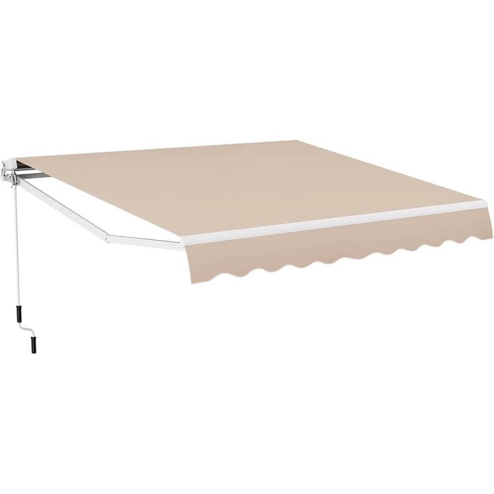TENDA DA SOLE A BARRA QUADRA 400x250 cm - Colore Beige