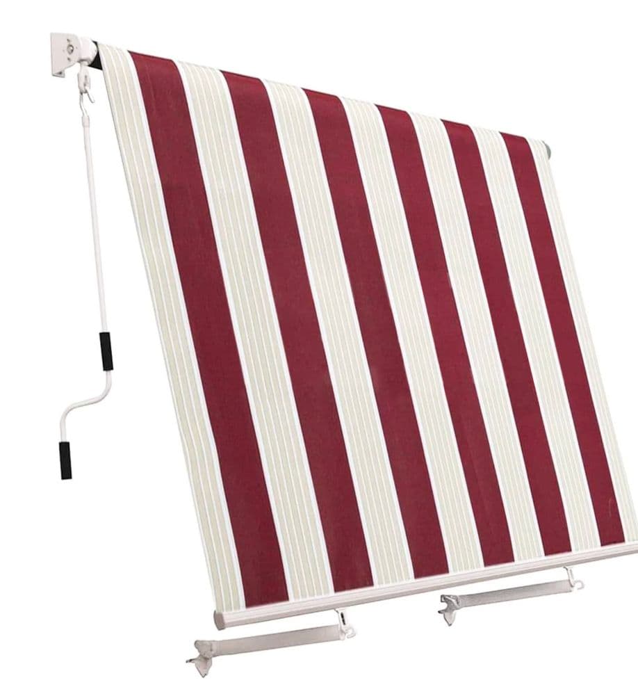 TENDA DA SOLE A CADUTA 250x250 cm - Colore Bordeaux/Crema
