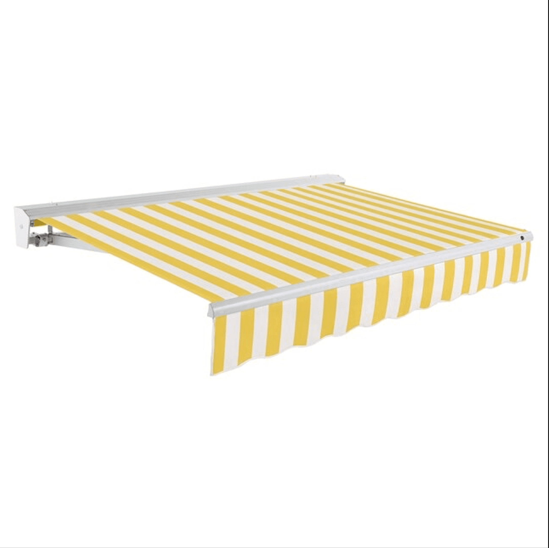 TENDA DA SOLE A BARRA QUADRA 400x250 cm - Colore Giallo/Crema