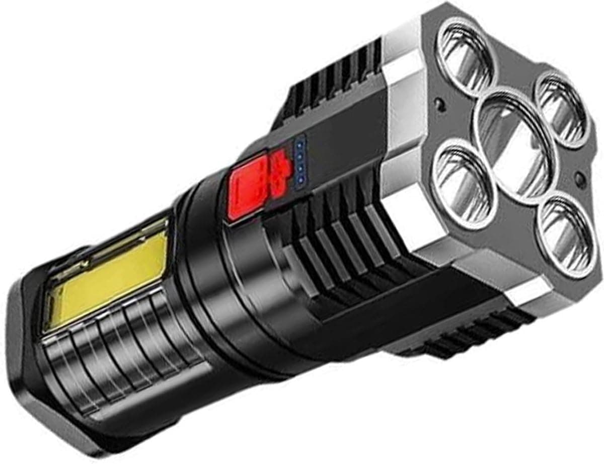 Torcia Tattica Led Ricaricabile Potente Impermabile COB Per Emergenza Campeggio