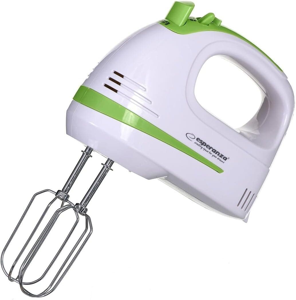 Sbattitore Elettrico Professionale A 5 Velocità Doppia Frusta Acciaio Inox 400 W