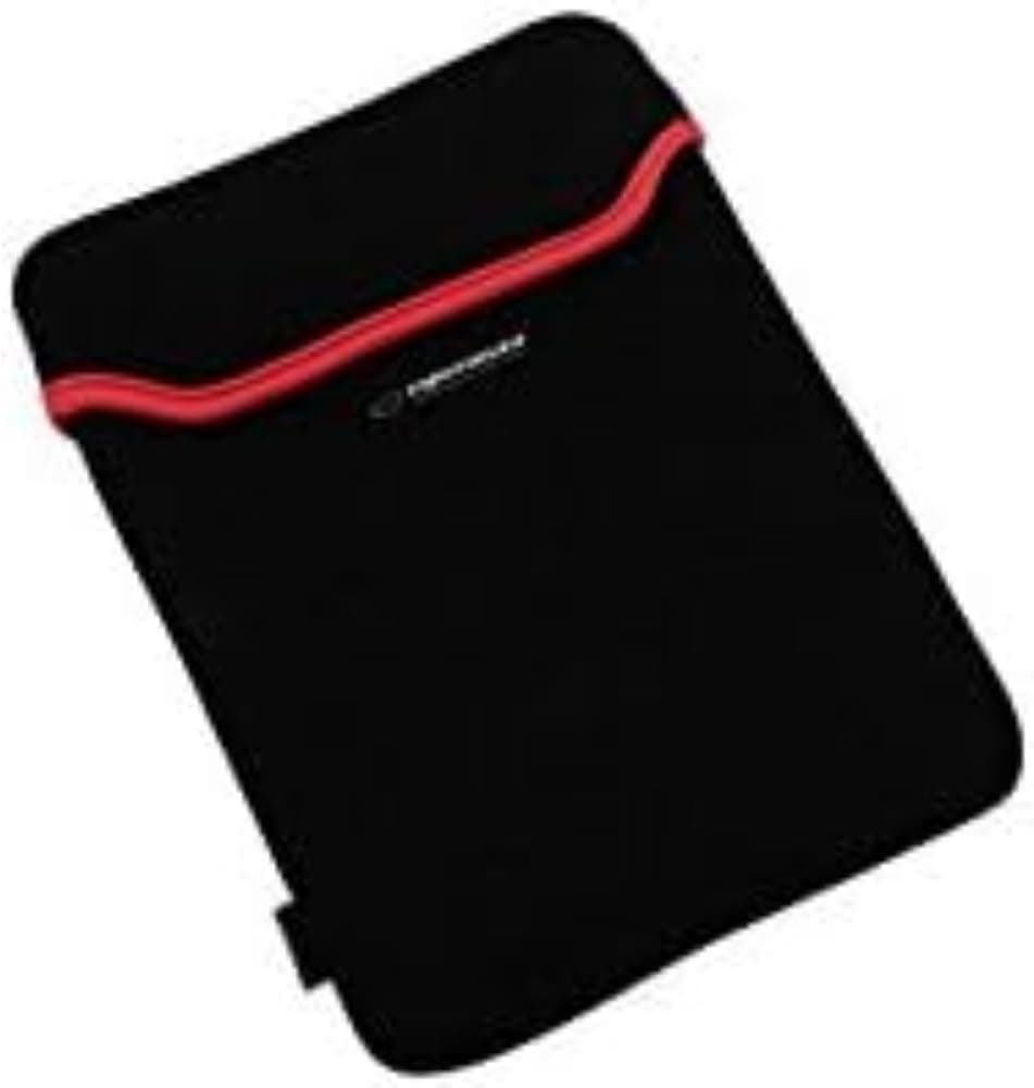 Custodia Protettiva Slim In Neoprene Da 3 Mm Con Tasca Per Laptop Tablet Da 9.7"(Rosso)