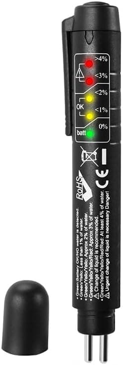 Penna Tester Verifica Stato Usura Liquido Olio Freni Auto Led Per DOT 3 4 e 5.1
