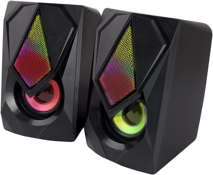 Casse Altoparlanti Audio Speaker USB Per Pc Computer Gamer Portatile Gaming