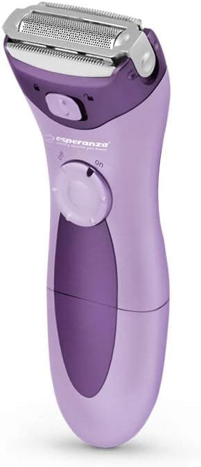 Epilatore Depilatore Rasoio Elettrico Aruba Donna Portatile Silk Epil A Batteria (Viola)