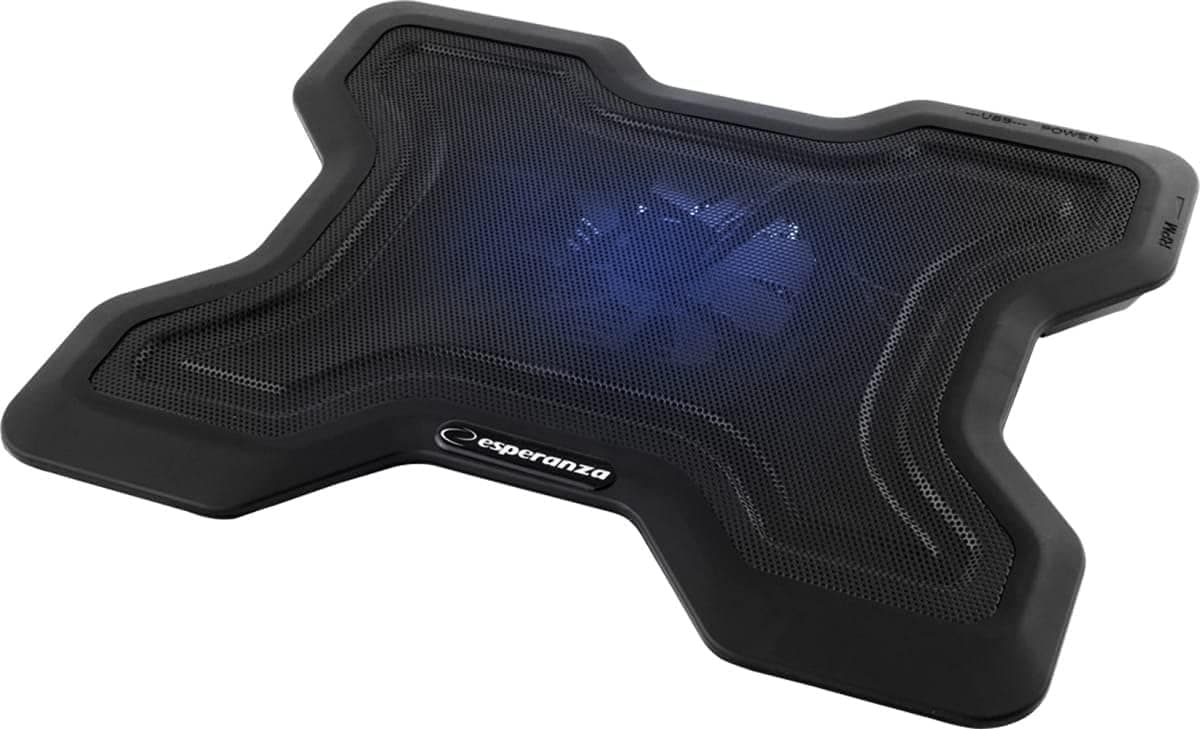 Base Supporto Dissipatore Di Calore 1 Ventola Raffreddamento Pc Laptop Notebook