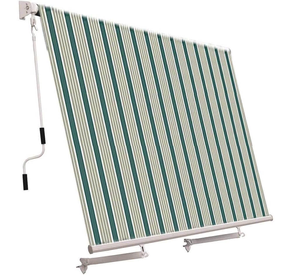 TENDA DA SOLE A CADUTA 250x250 cm - Colore Verde/Crema